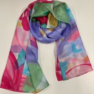 Ralph Lauren Multicolor Silk Scarf